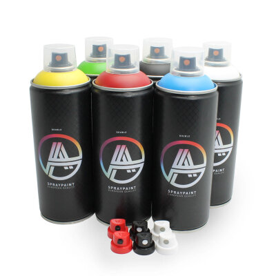 Double A Spraypaint Set 6x 400ml - Color