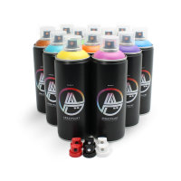 Double A Spraypaint Pack 12x 400ml - Color