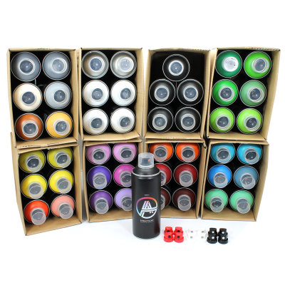 Double A Spraypaint Pack 48x 400ml - Multicolor