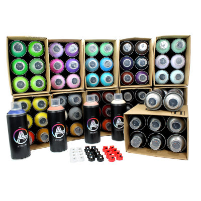 Double A Spraypaint Pack 72x 400ml - Multicolor