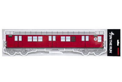 OTR.MAGNET - NYC SUBWAY BURGUNDY - Large