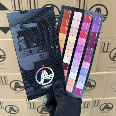 Double A Spraypaint Color Chart - GRATIS
