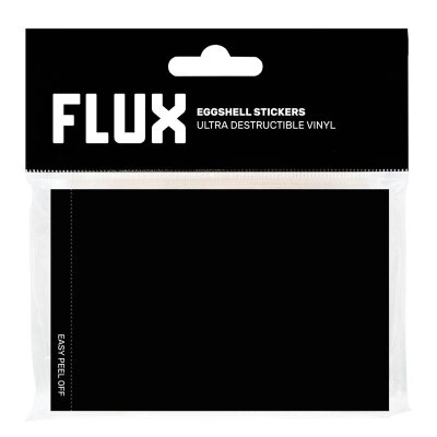 Flux Eggshell Stickers 50 Sticker - Schwarz