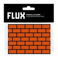 Flux Eggshell Stickers 50 Sticker - Bricks Orange