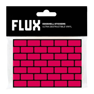 Flux Eggshell Stickers 50 Sticker - Bricks Magenta