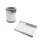 Dope Cans Sticker Hello My Name Is Rolle - 100 Sticker - Silver Metallic