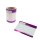 Dope Cans Sticker Hello My Name Is Rolle - 100 Sticker - Violet Metallic