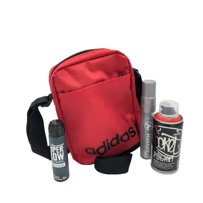 Pocket Can & Marker Set + Adidas LINEAR ORGANIZER Umhängetasche Set