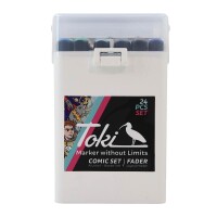 Toki Marker Fader 24 pcs Comic Set