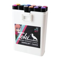 Toki Marker Fader 12 pcs Manga Set