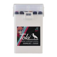 Toki Marker Fader 12 pcs Manga Set