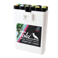 Toki Marker Fader 12 pcs Forest Set