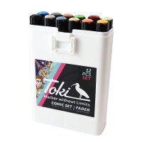 Toki Marker Fader 12 pcs Comic Set
