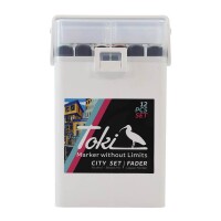 Toki Marker Fader 12 pcs City Set