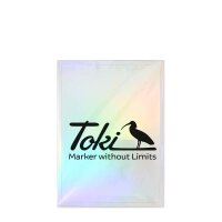Toki Cracker Sticker Eggshell Hologram - 50 Stück