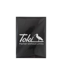 Toki Cracker Sticker Eggshell Black - 50 Stück