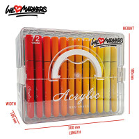 WLM ACRYLIC INK BRUSH-MARKER - 72 FARBEN SET