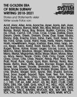 Racoon Books - SYSTEM SMASH - the golden era of Berlin subway writing 2018–2021