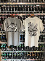 BACKYARD X FENSER T-SHIRT - HAIFISCH - grau