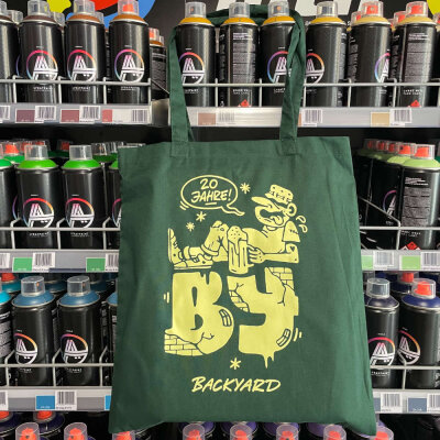 20 JAHRE BACKYARD STORE X TIMBOTATTOO BEUTEL - grün