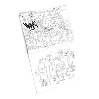 Urban Media - Graffiti Coloring Book Ausmalbuch