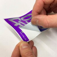 Flux Eggshell Stickers 50 Sticker - Rot